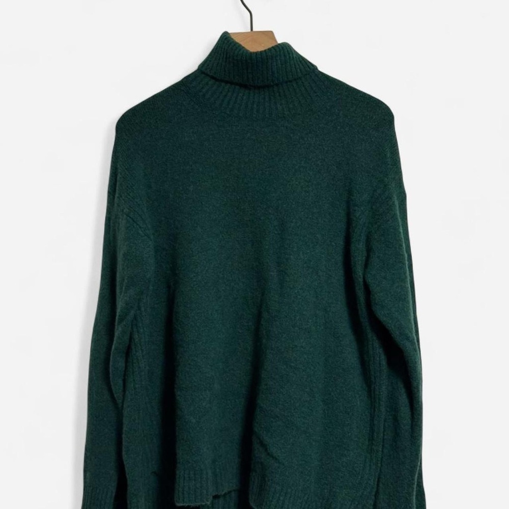 J. Crew Forest Green Turtleneck Sweater